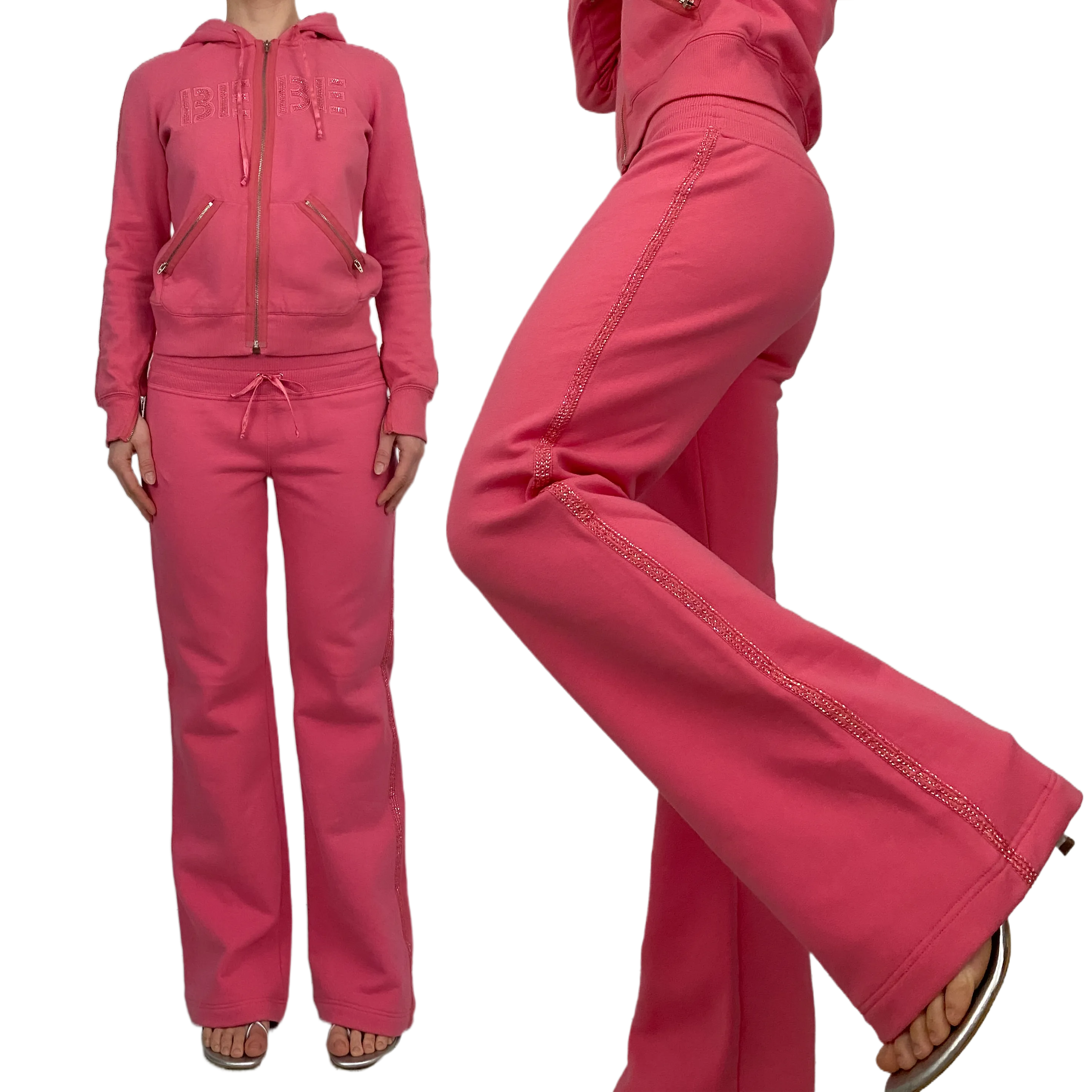 Bebe Sport Sequin Track Suit (S)
