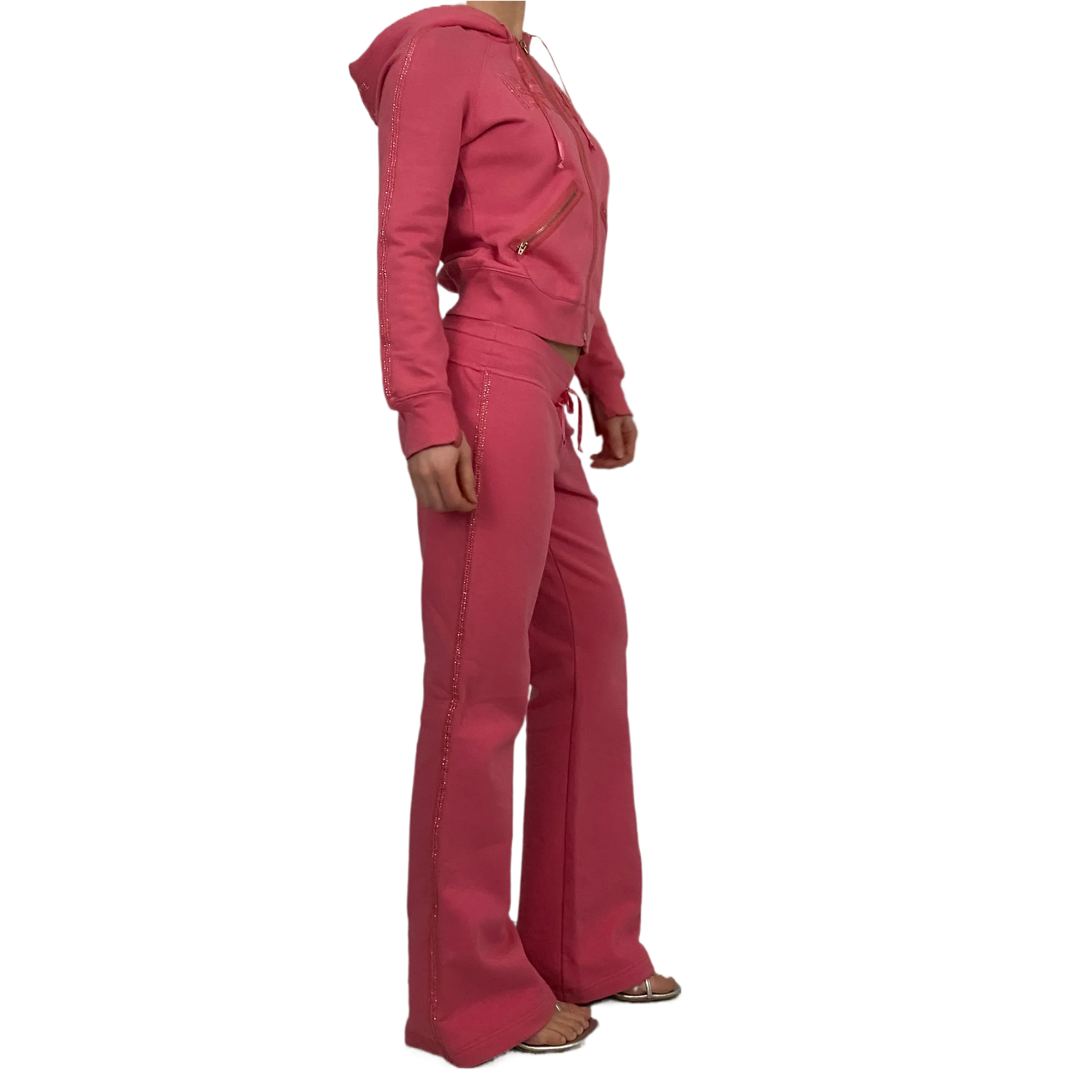 Bebe Sport Sequin Track Suit (S)